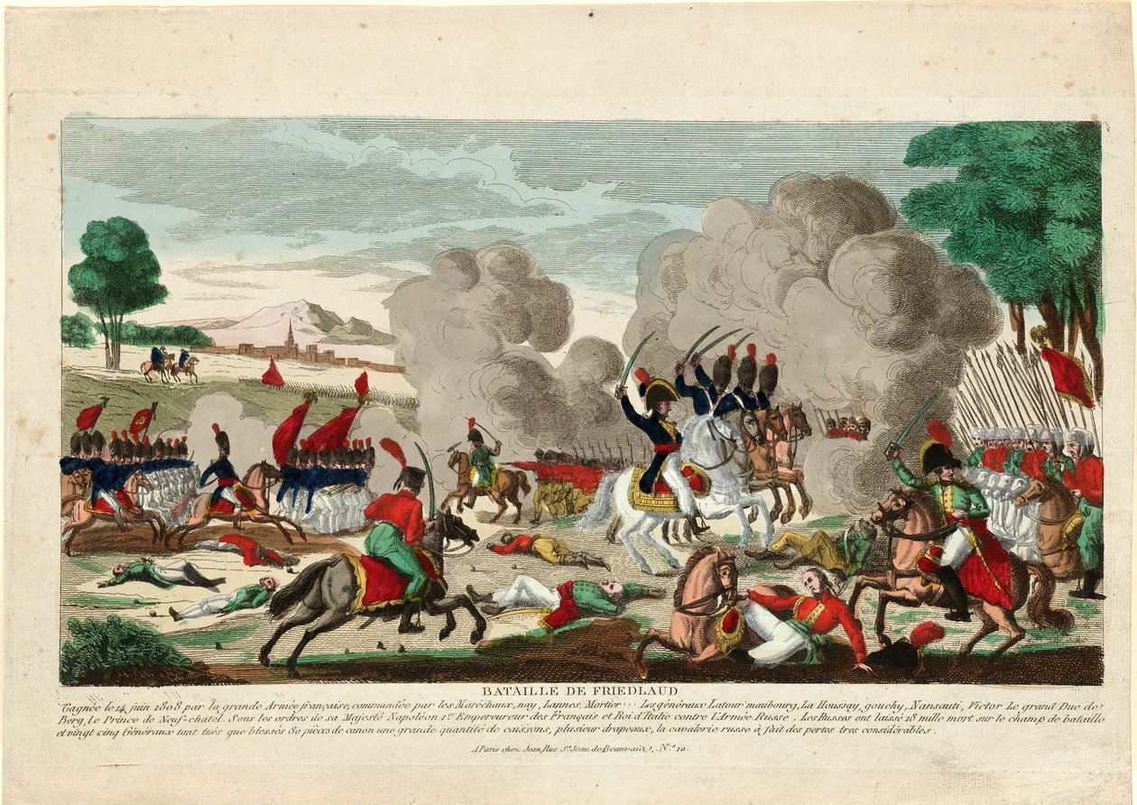 Bataille de Friedland - Friedland Savaşı. 14 Haziran 1807