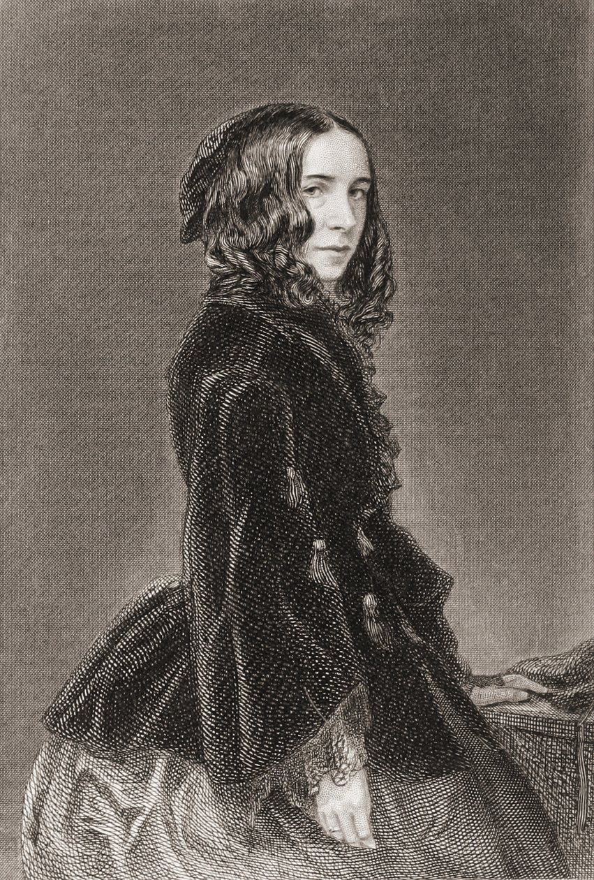Elizabeth Barrett Browning, Poetical Works Cilt I, gravür by Thomas Oldham Barlow