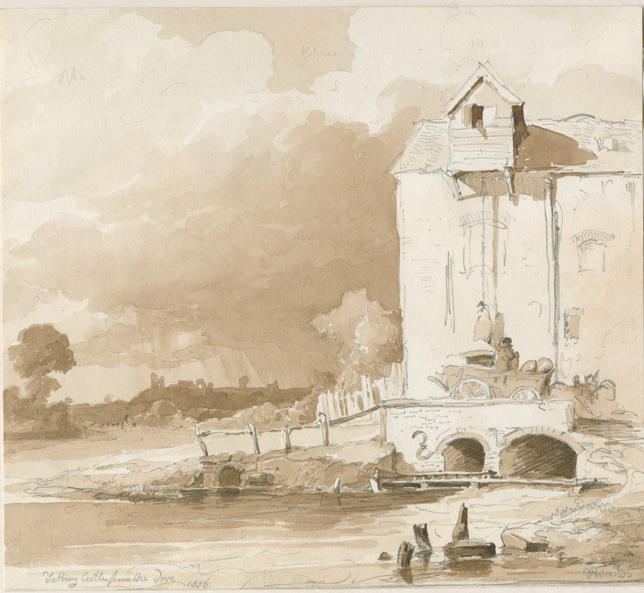 Tutbury Kalesi: Güvercin Nehri