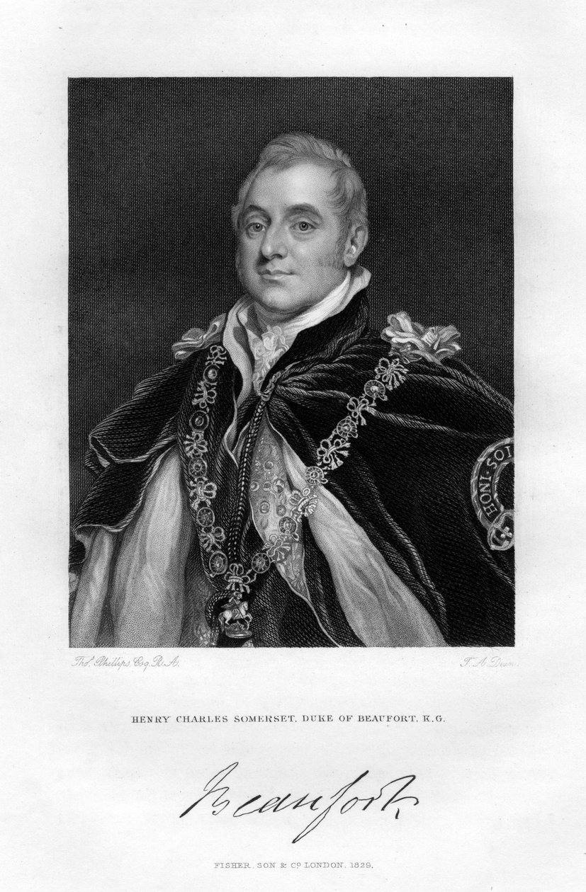 Henry Charles Somerset, Beaufort Dükü, 1829 by Thomas Phillips