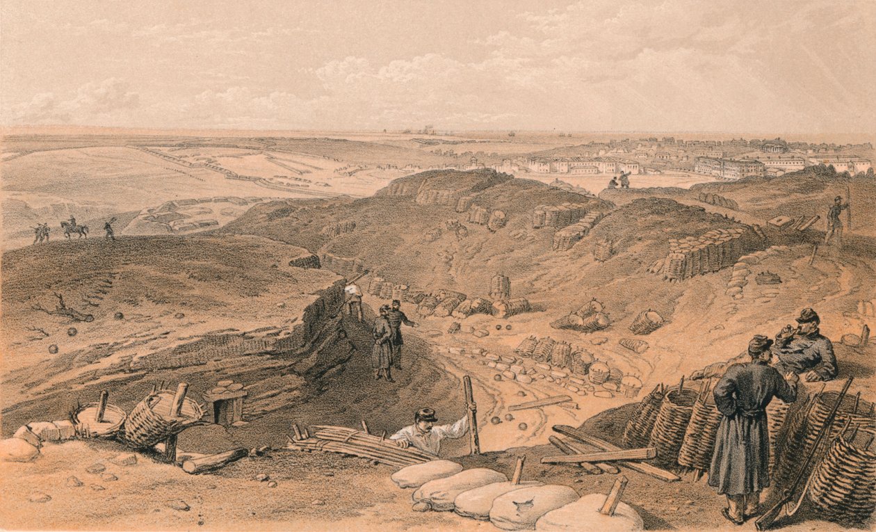 Malakoff Hendeği, Battery Gervais ve Redan