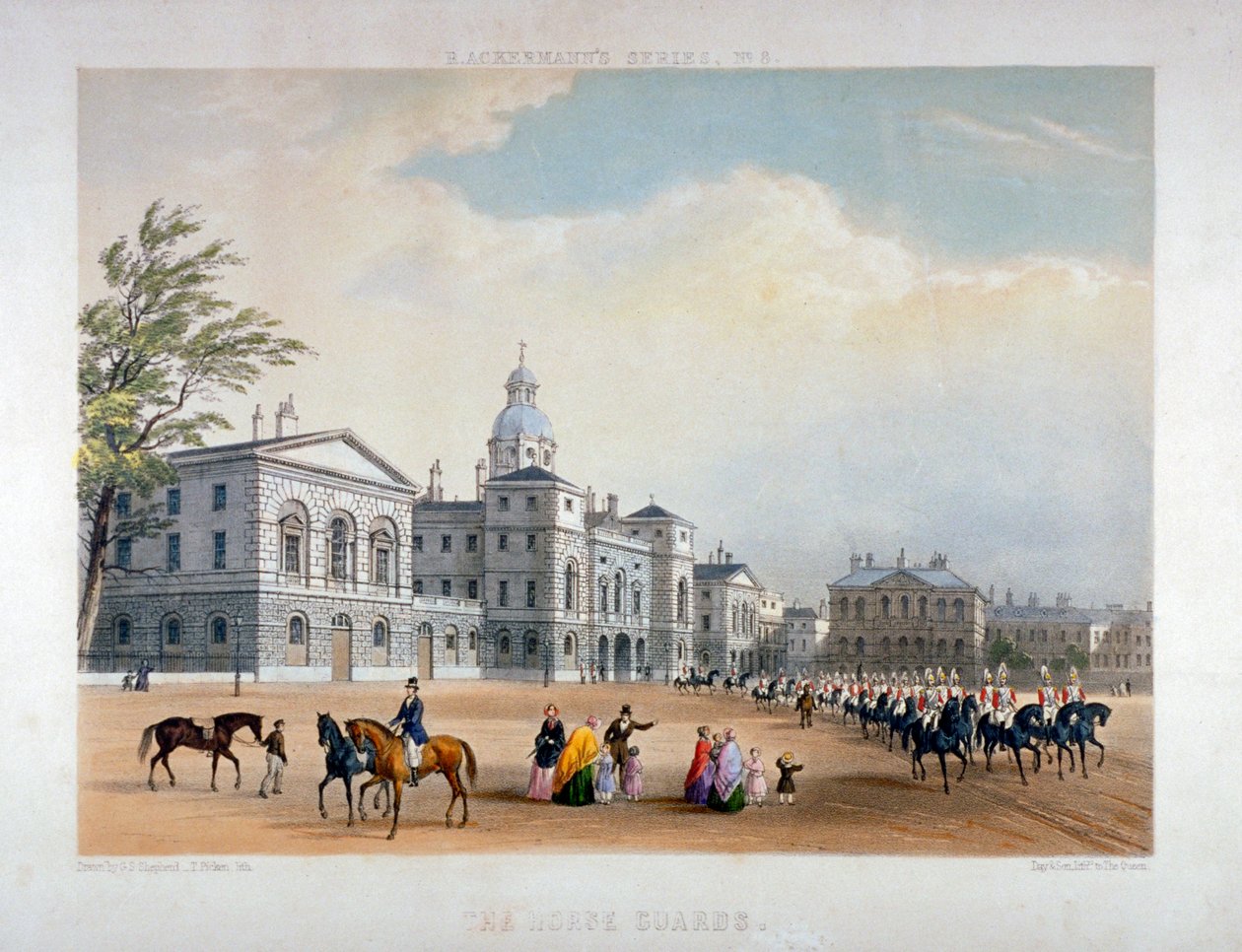 At Muhafızları, Westminster, Londra, 1851 by Thomas Picken