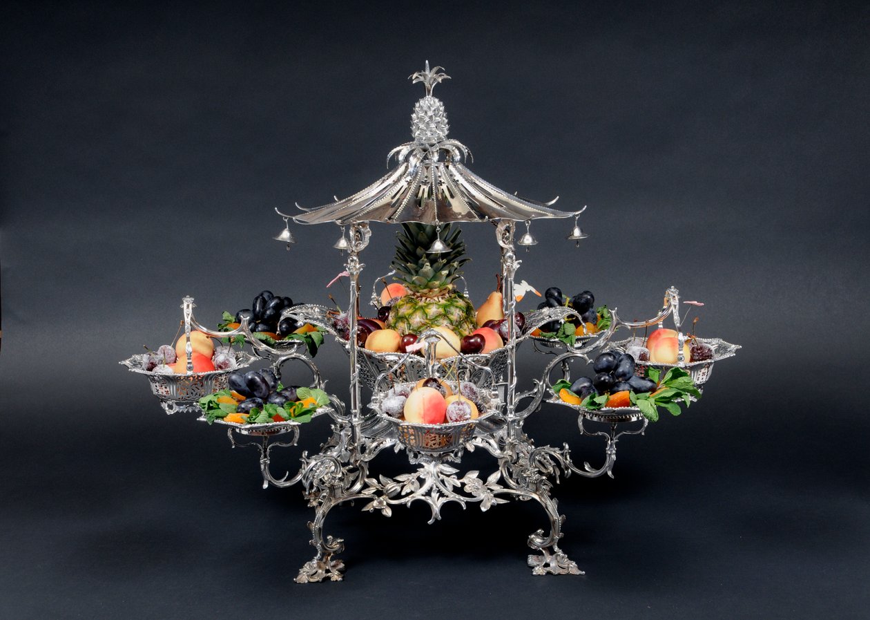 chinoiserie eperge by Thomas Pitts