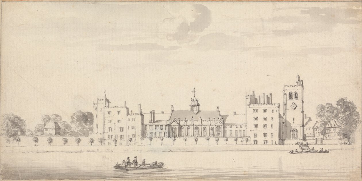 Nehrin Ötesinden Lambeth Sarayı by Thomas Priest