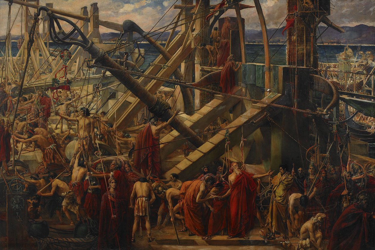 Siraküza Kuşatması, 1895 by Thomas Ralph Spence