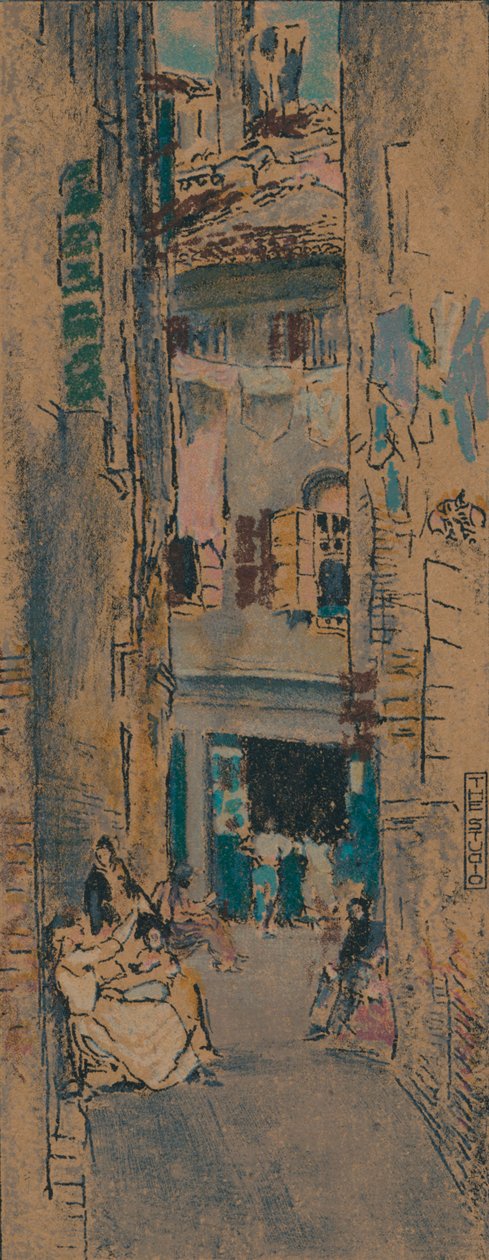 Boncuk Kordonları, Venedik, c1904 by Thomas Robert Way