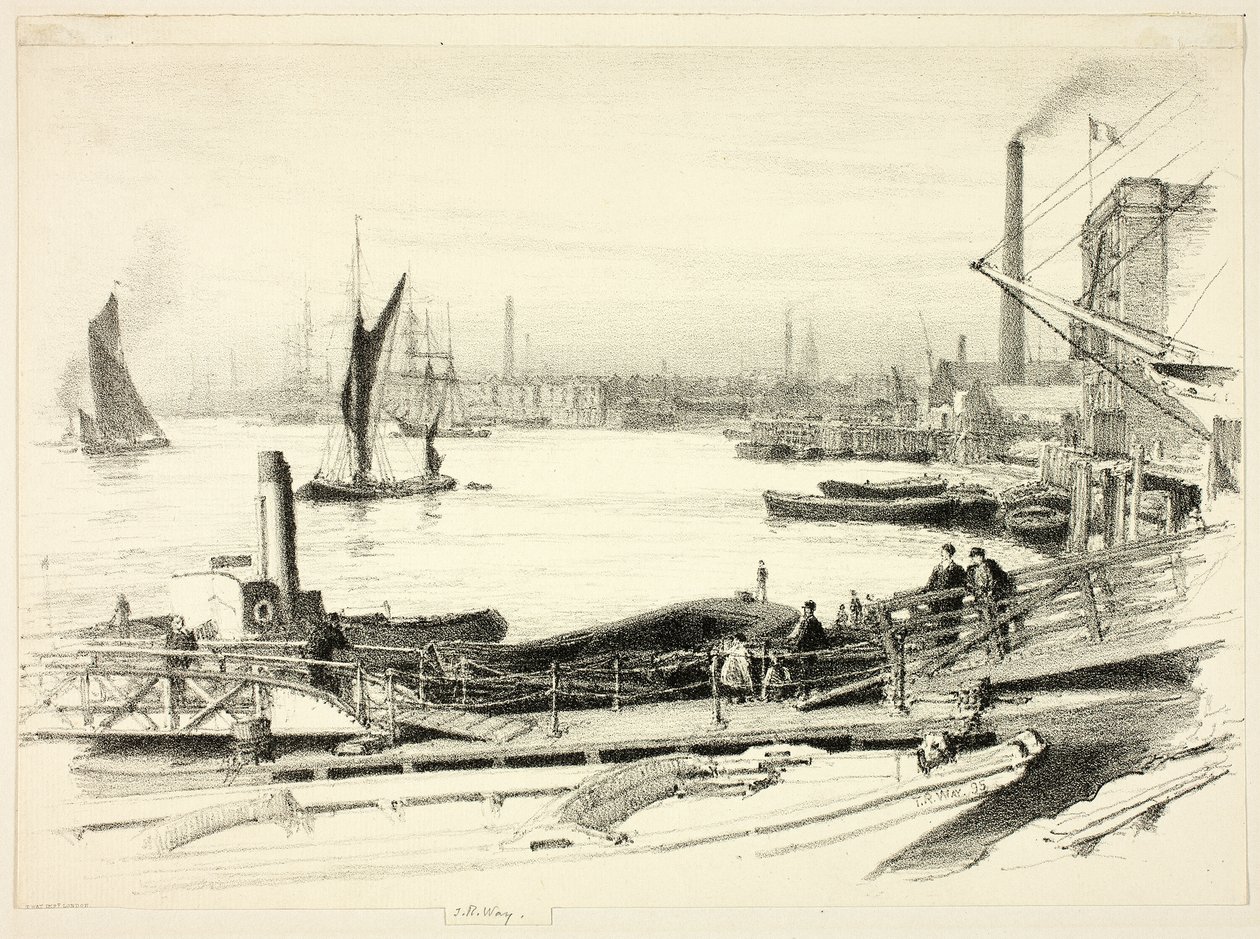 Batı Hindistan Rıhtımı by Thomas Robert Way