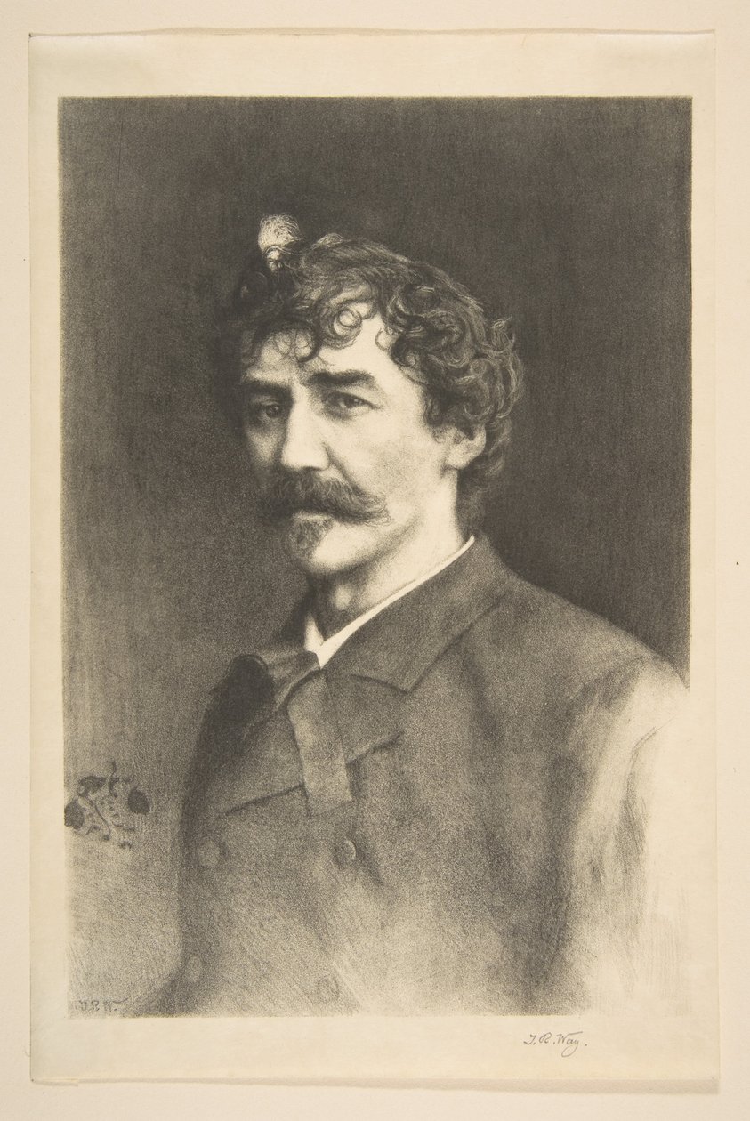 Beyaz Kilitli Whistler, tarihsiz. by Thomas Robert Way