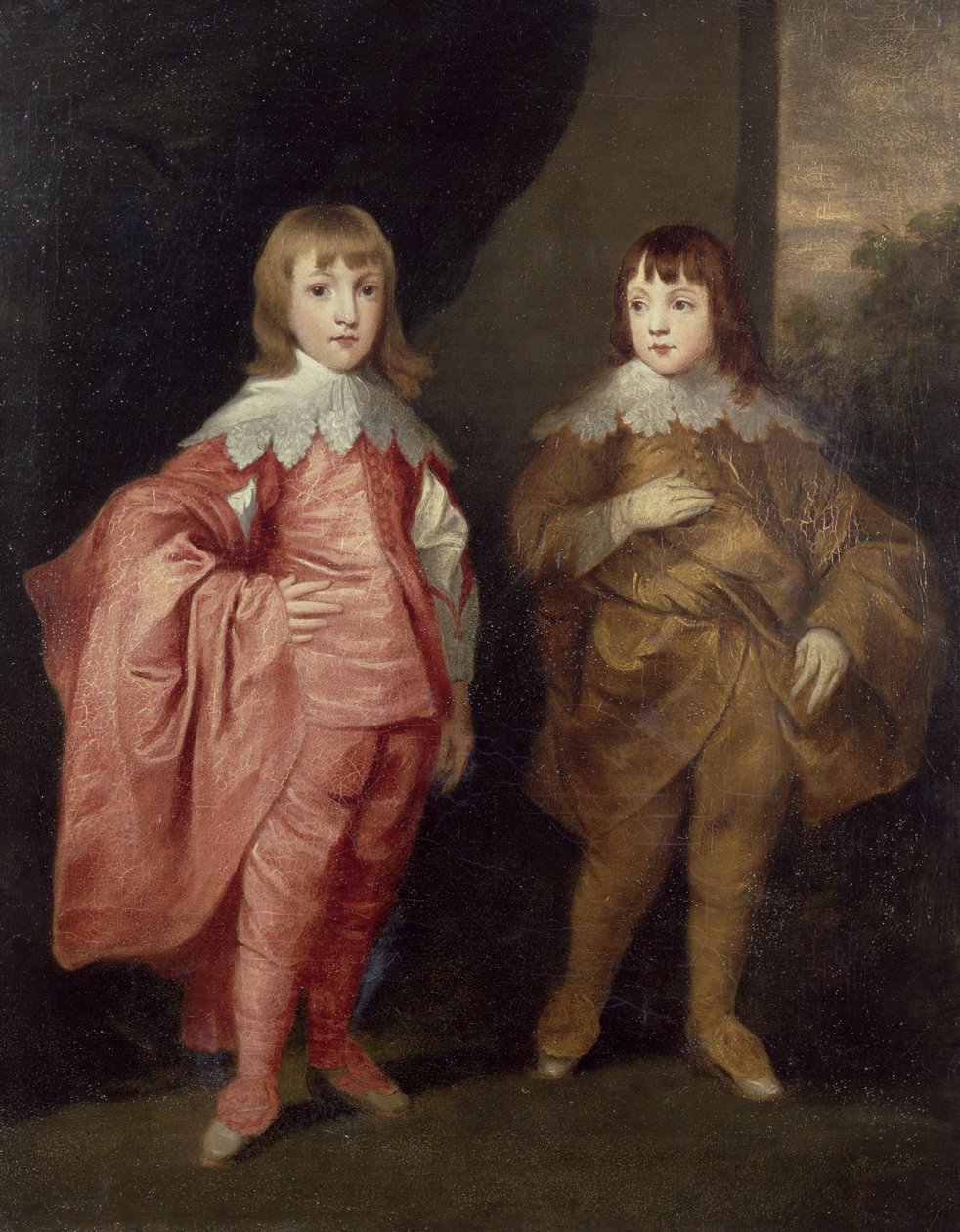 George Villiers, Buckingham Dükü ve Kardeşi Lord Francis Villiers, 1636, Van Dyck