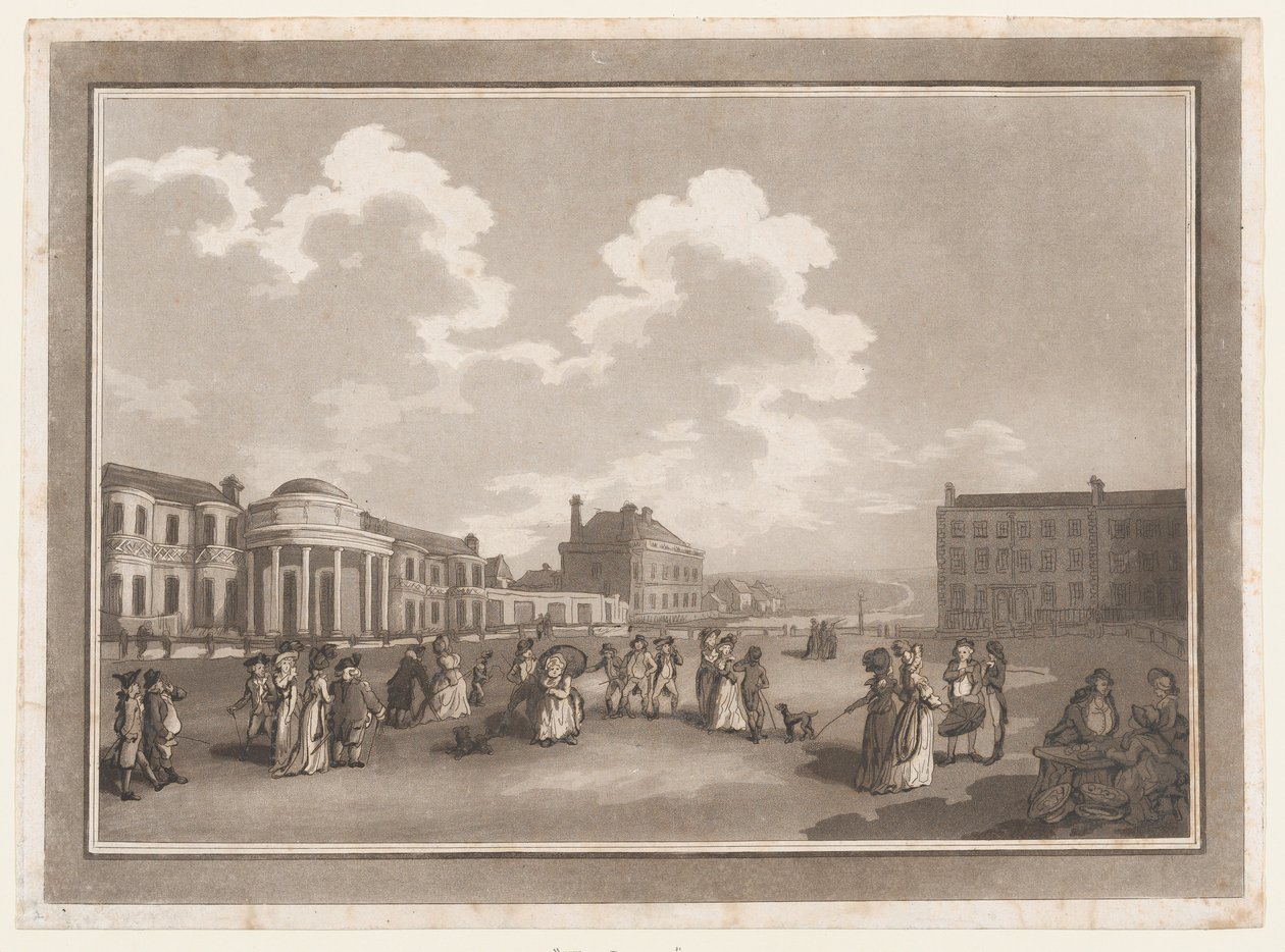 The Steine An Excursion to Brighthelmstone, 1 Haziran 1790., 1 Haziran 1790. Yaratıcılar: Thomas Rowlandson, Samuel Alken. by Thomas Rowlandson, Samuel Alken