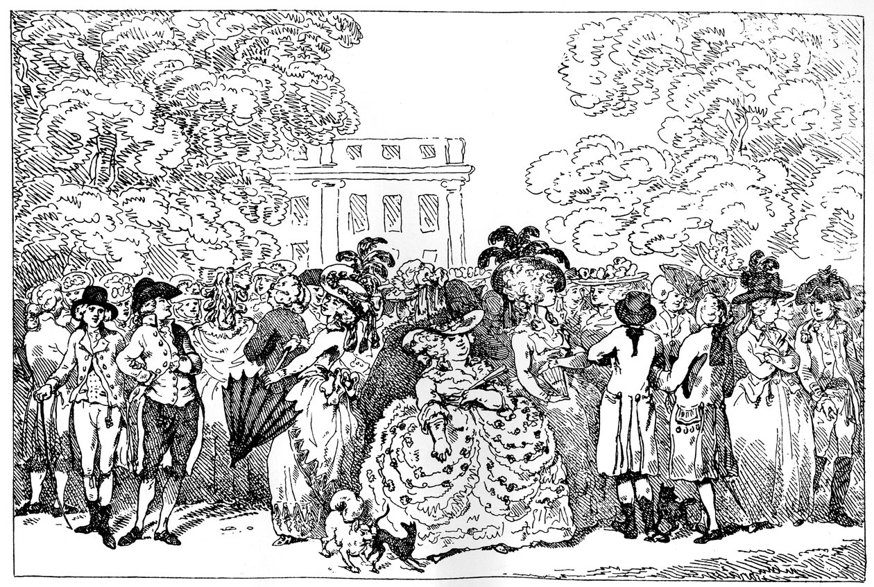 1784 veya Günün Modası, 1784. by Thomas Rowlandson