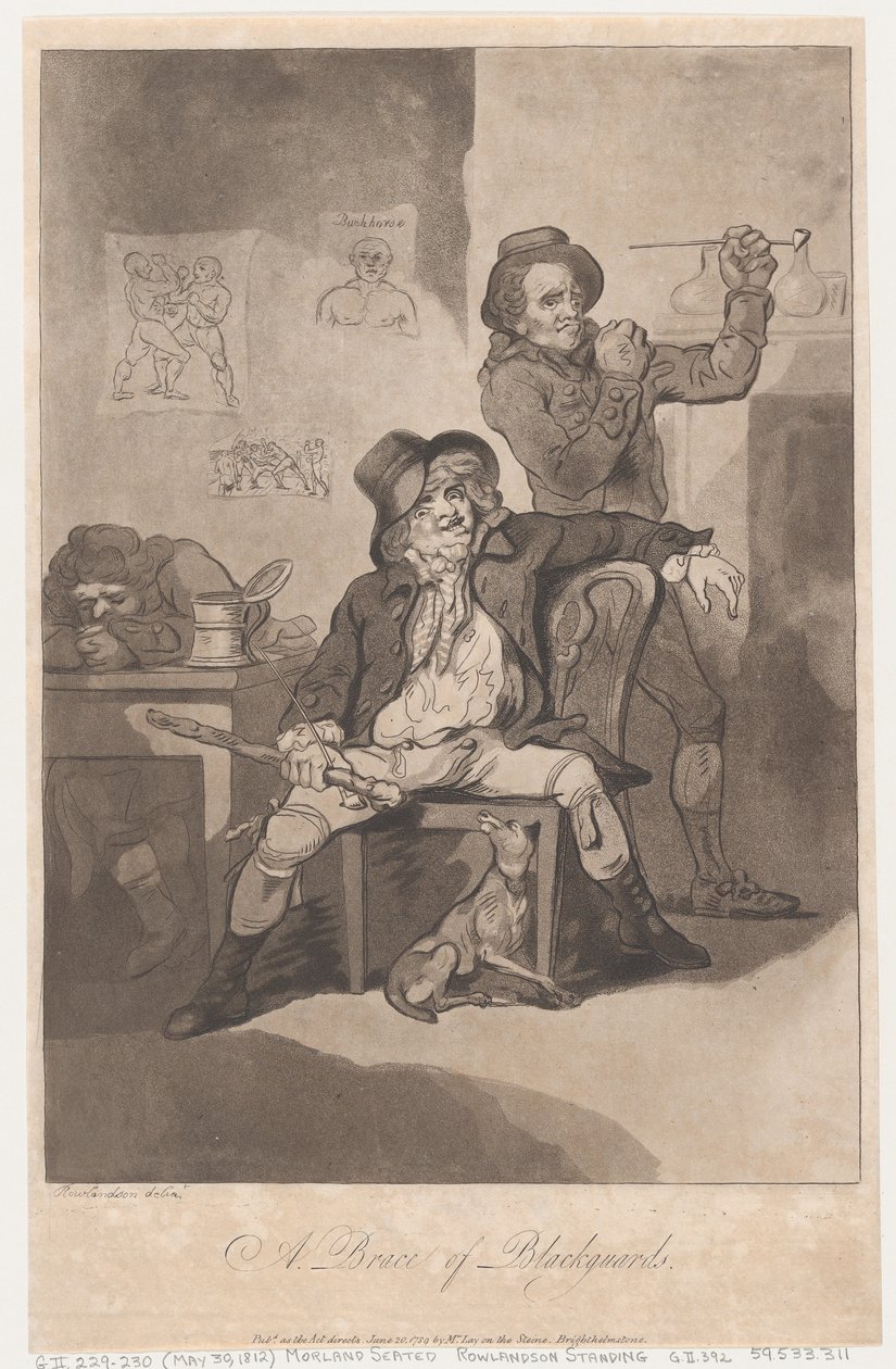 Bir Kara Muhafız Kuşağı, 20 Haziran 1789., 20 Haziran 1789. by Thomas Rowlandson