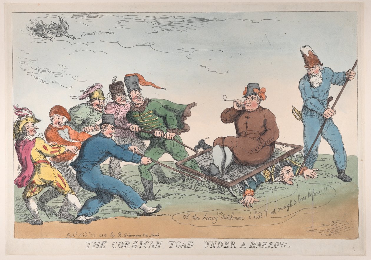 Tırmık Altında Korsikalı Kurbağa, 27 Kasım 1813., 27 Kasım 1813. by Thomas Rowlandson