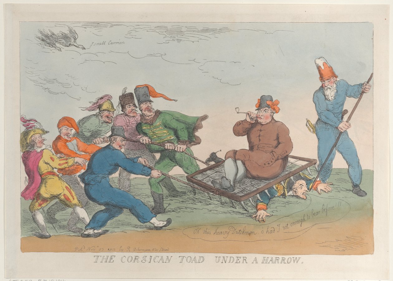 Tırmık Altında Korsikalı Kurbağa, 27 Kasım 1813., 27 Kasım 1813. by Thomas Rowlandson