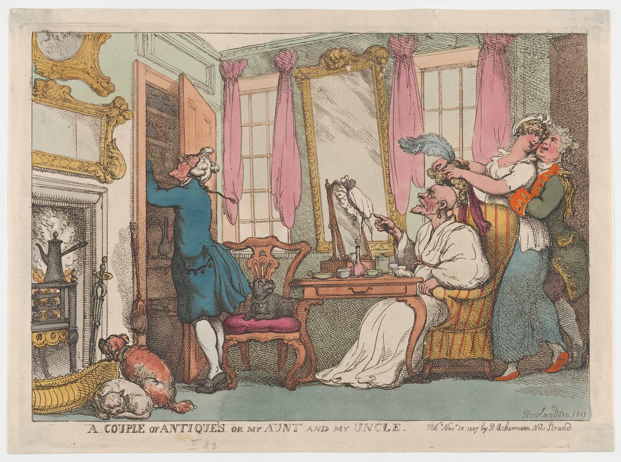 Birkaç Antika veya Teyzem ve Amcam, 20 Kasım 1807., 20 Kasım 1807. by Thomas Rowlandson