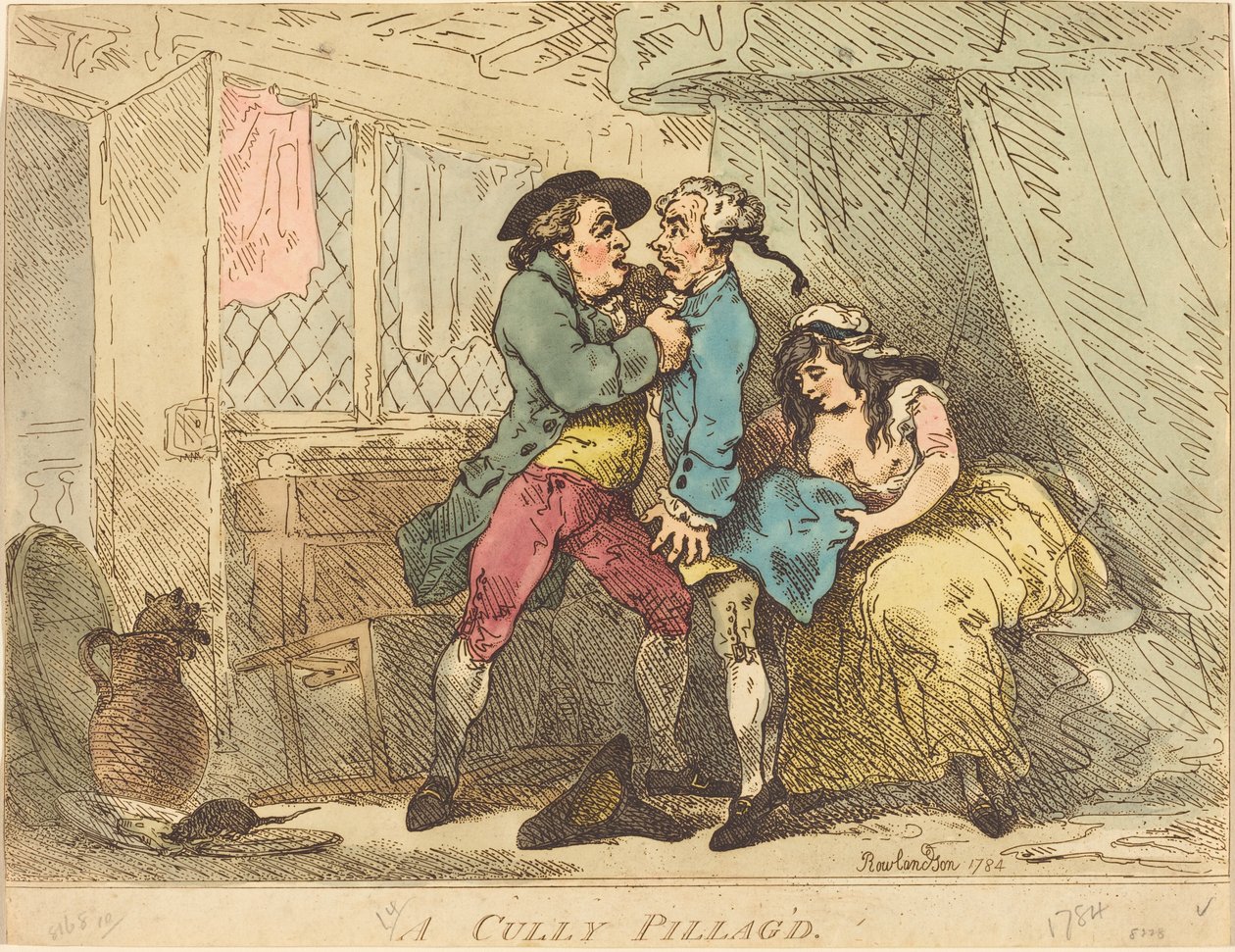 Yağmalanmış Bir Cully by Thomas Rowlandson