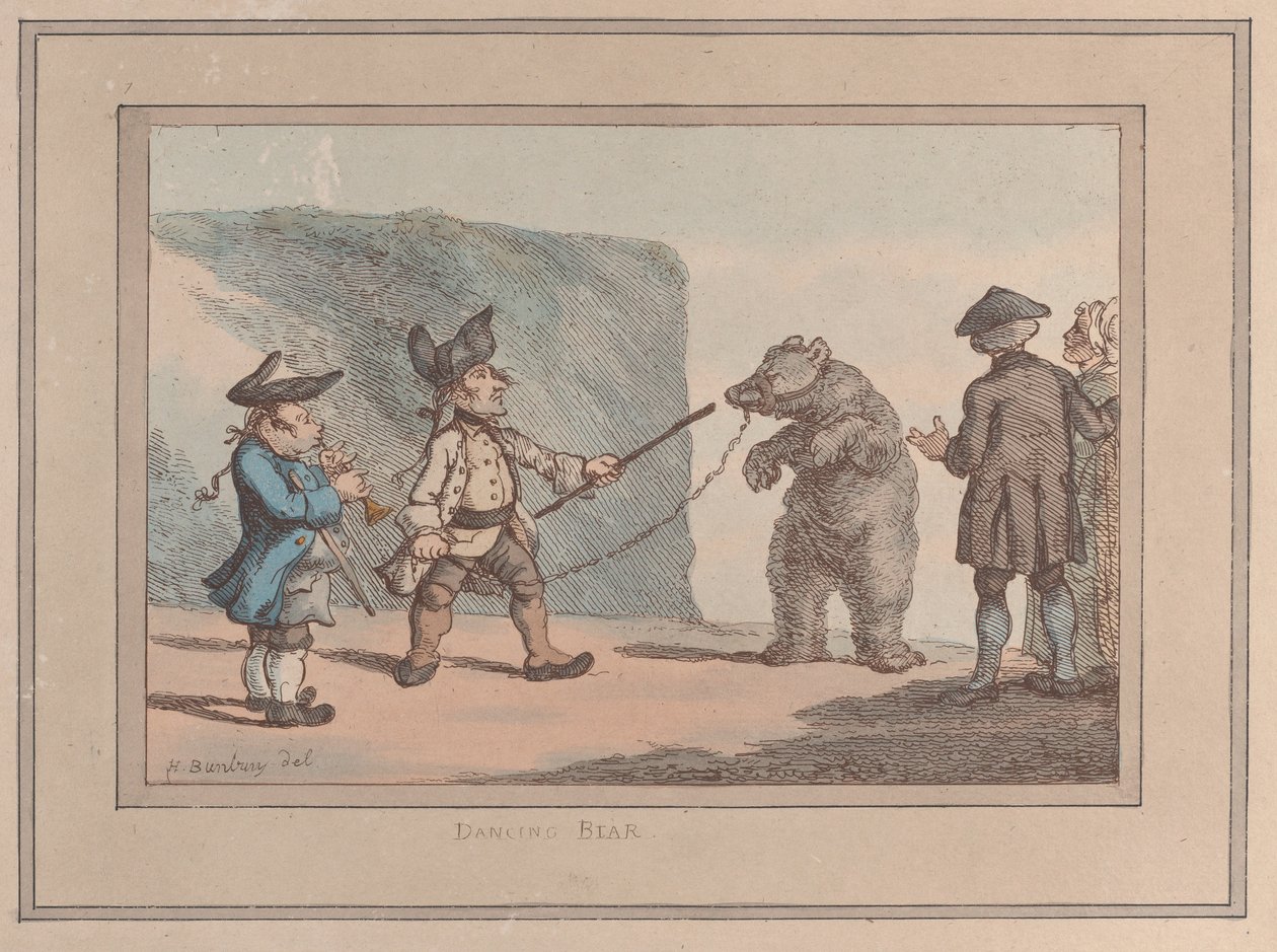 Dans Eden Ayı, 1800-1827., 1800-1827. by Thomas Rowlandson