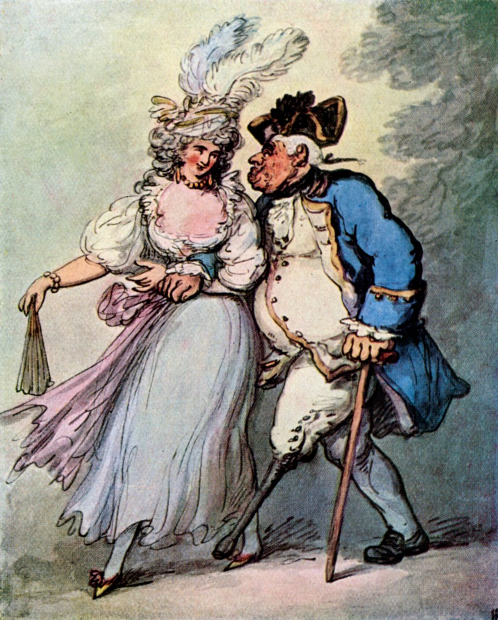 Bir İngiliz Savaş Adamını Limana Çeken Bir Fransız Fırkateyni, 18. yüzyılın sonu ile 19. yüzyılın başları, 1929. by Thomas Rowlandson