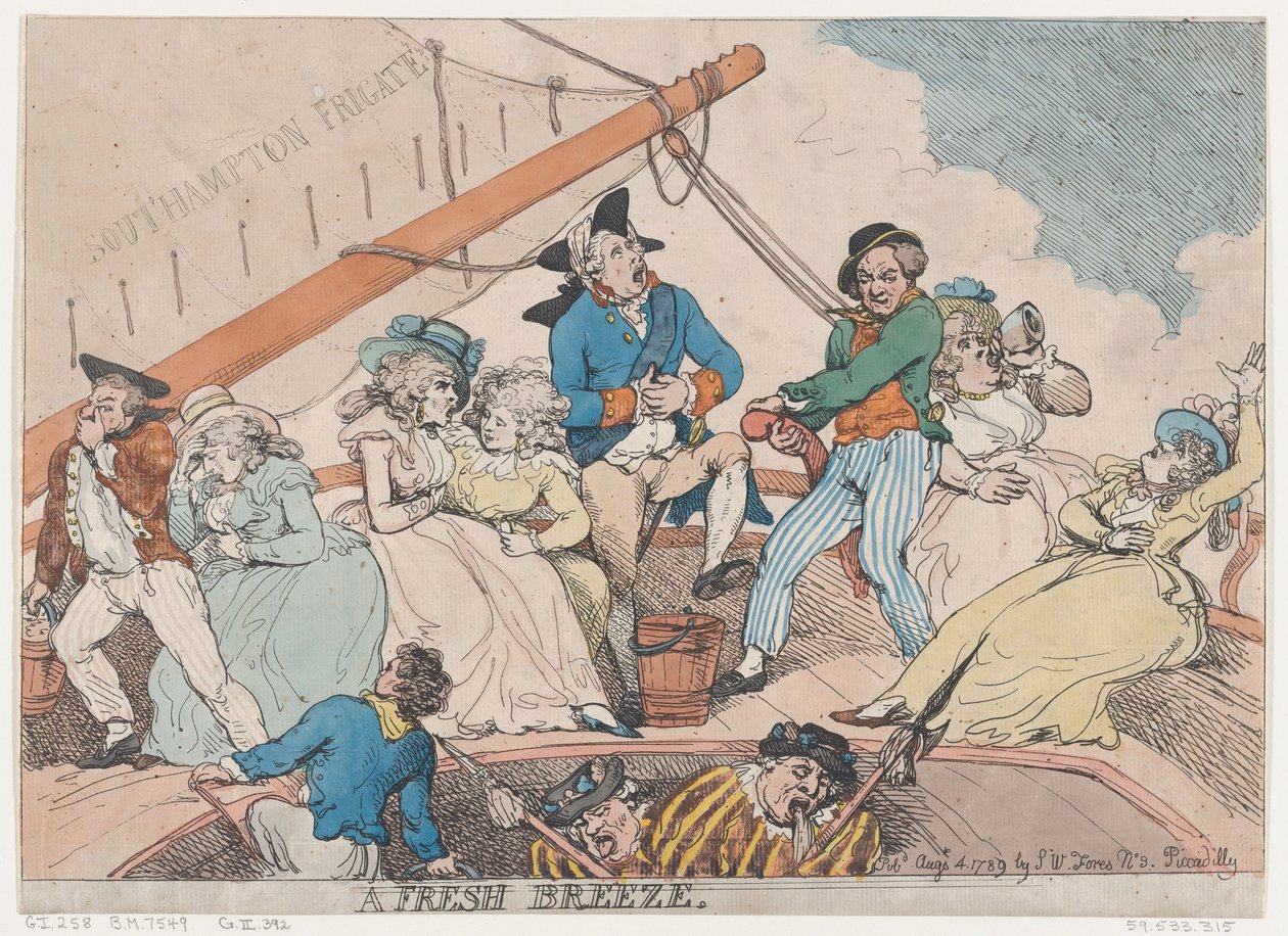 Taze Bir Esinti, 4 Ağustos 1789., 4 Ağustos 1789. by Thomas Rowlandson