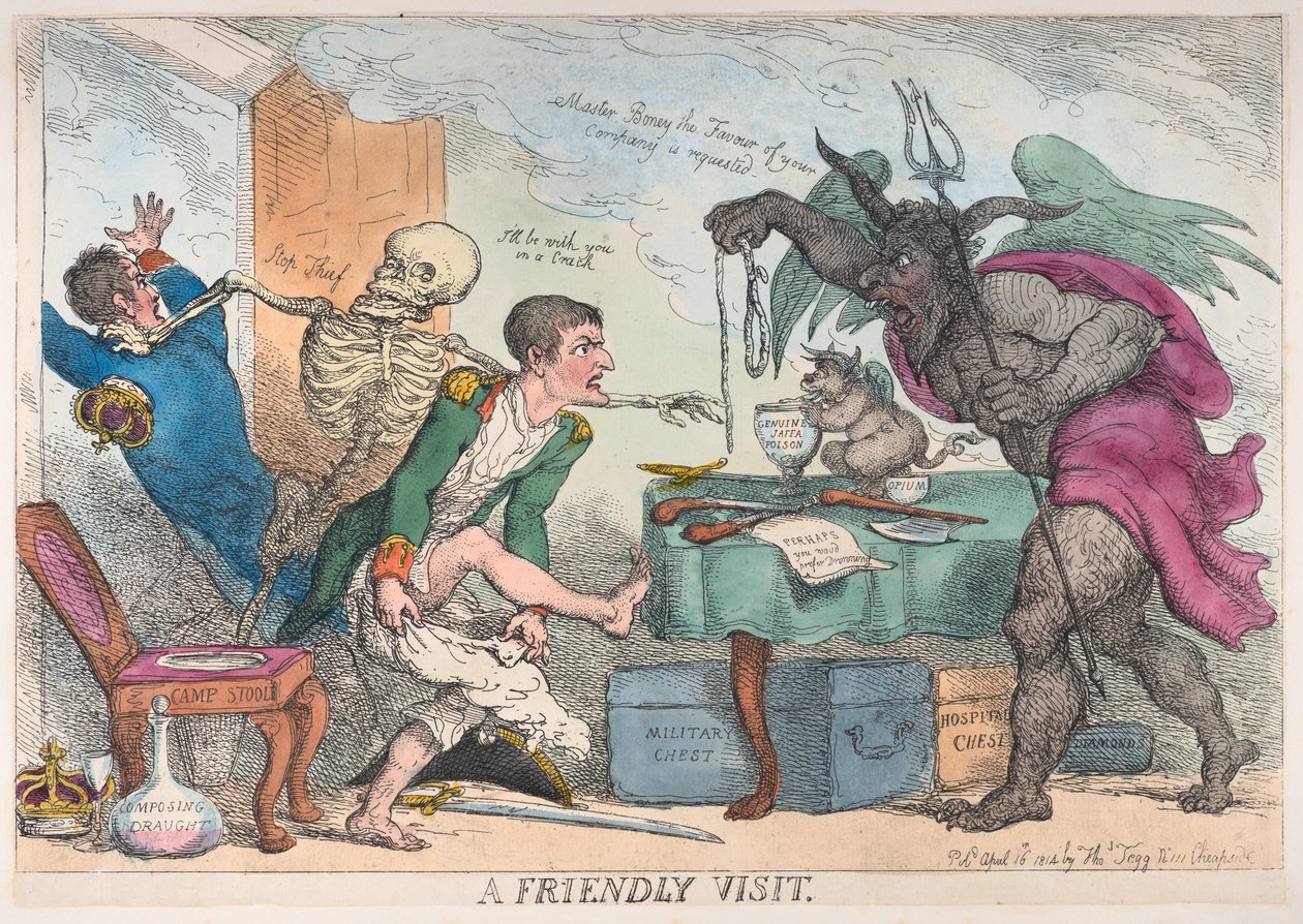 Dostça Bir Ziyaret, 16 Nisan 1814., 16 Nisan 1814. by Thomas Rowlandson