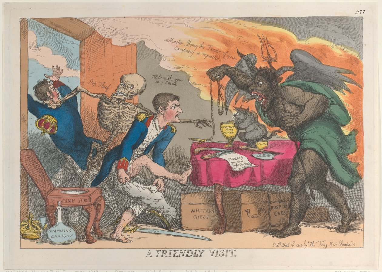 Dostça Bir Ziyaret, 16 Nisan 1814., 16 Nisan 1814. by Thomas Rowlandson