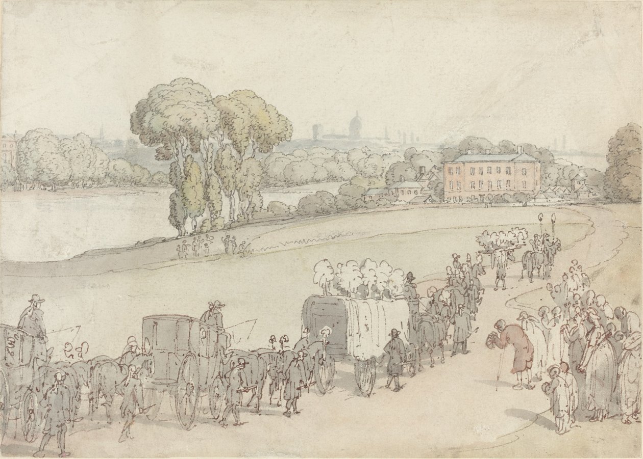 Cenaze Alayı by Thomas Rowlandson