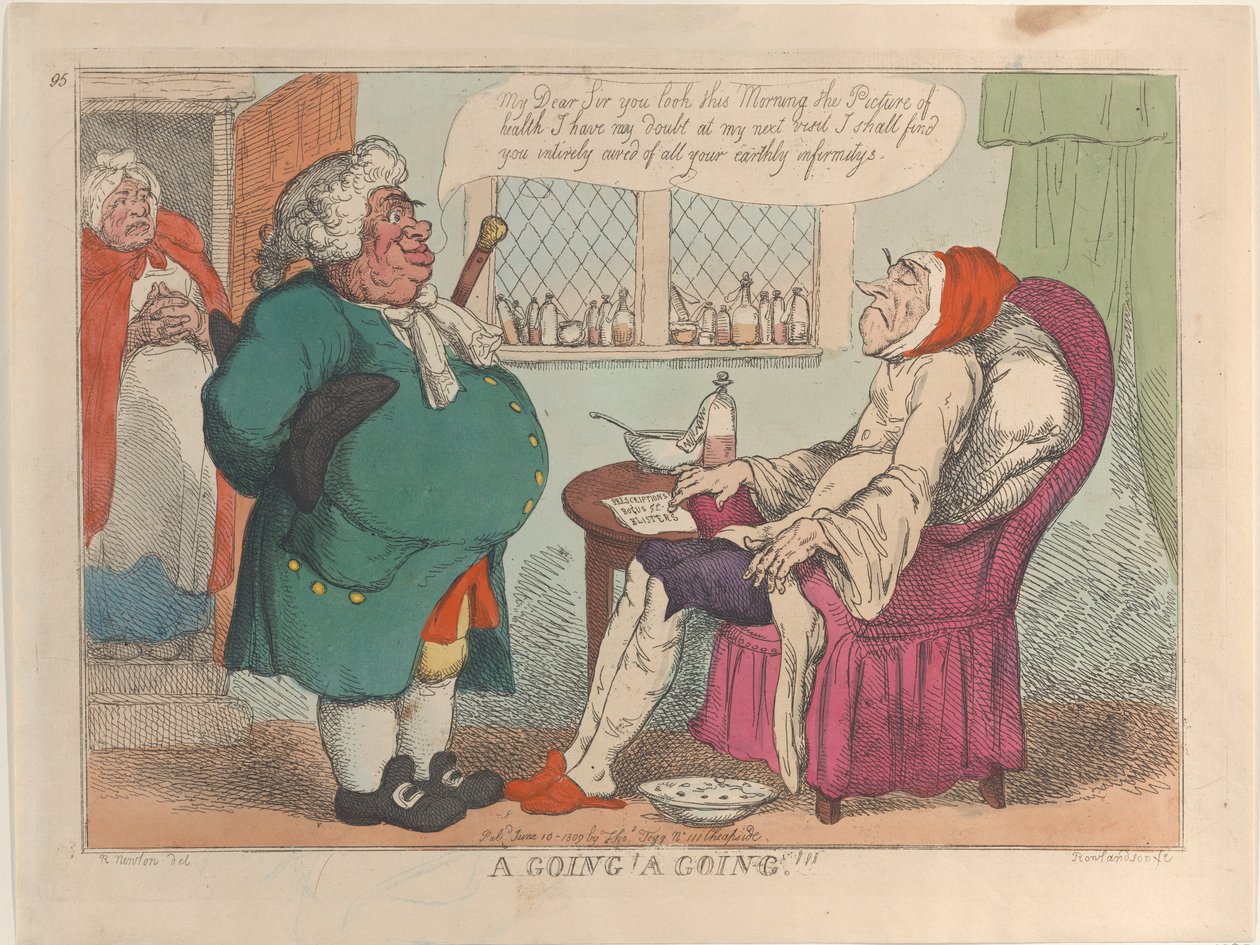 Bir Gidiyor! Bir Gidiyor!!!, 10 Haziran 1809., 10 Haziran 1809. by Thomas Rowlandson