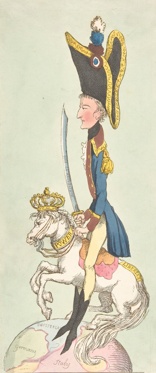 Hobi Atında Büyük Bir Adam, 1803., 1803. by Thomas Rowlandson