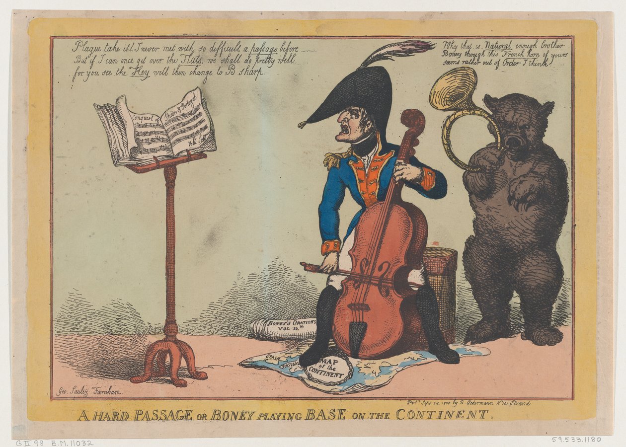 Kıtada Sert Bir Geçiş veya Kemik Oyun Üssü, 24 Eylül 1808., 24 Eylül 1808. by Thomas Rowlandson