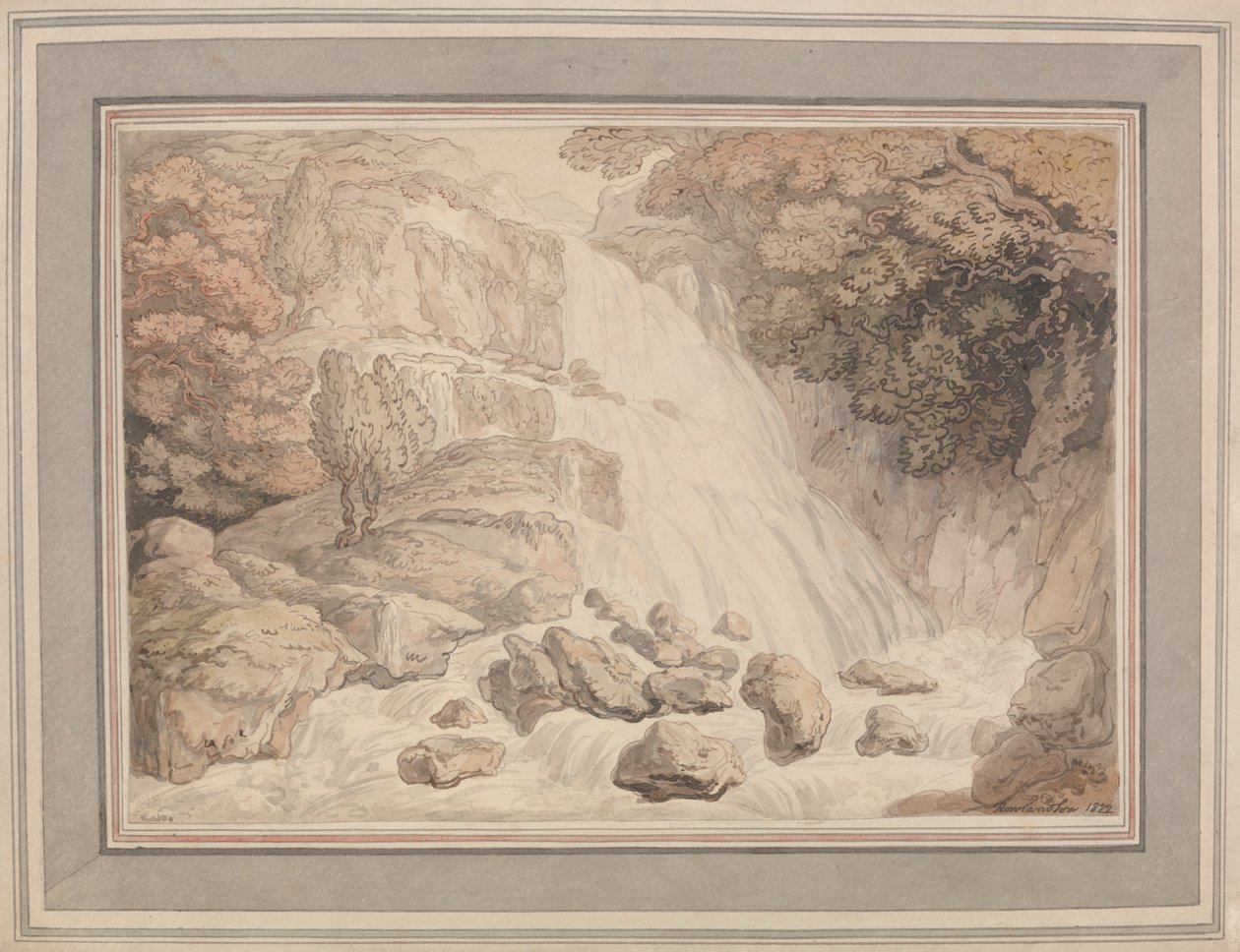 Yüksek Şelale by Thomas Rowlandson