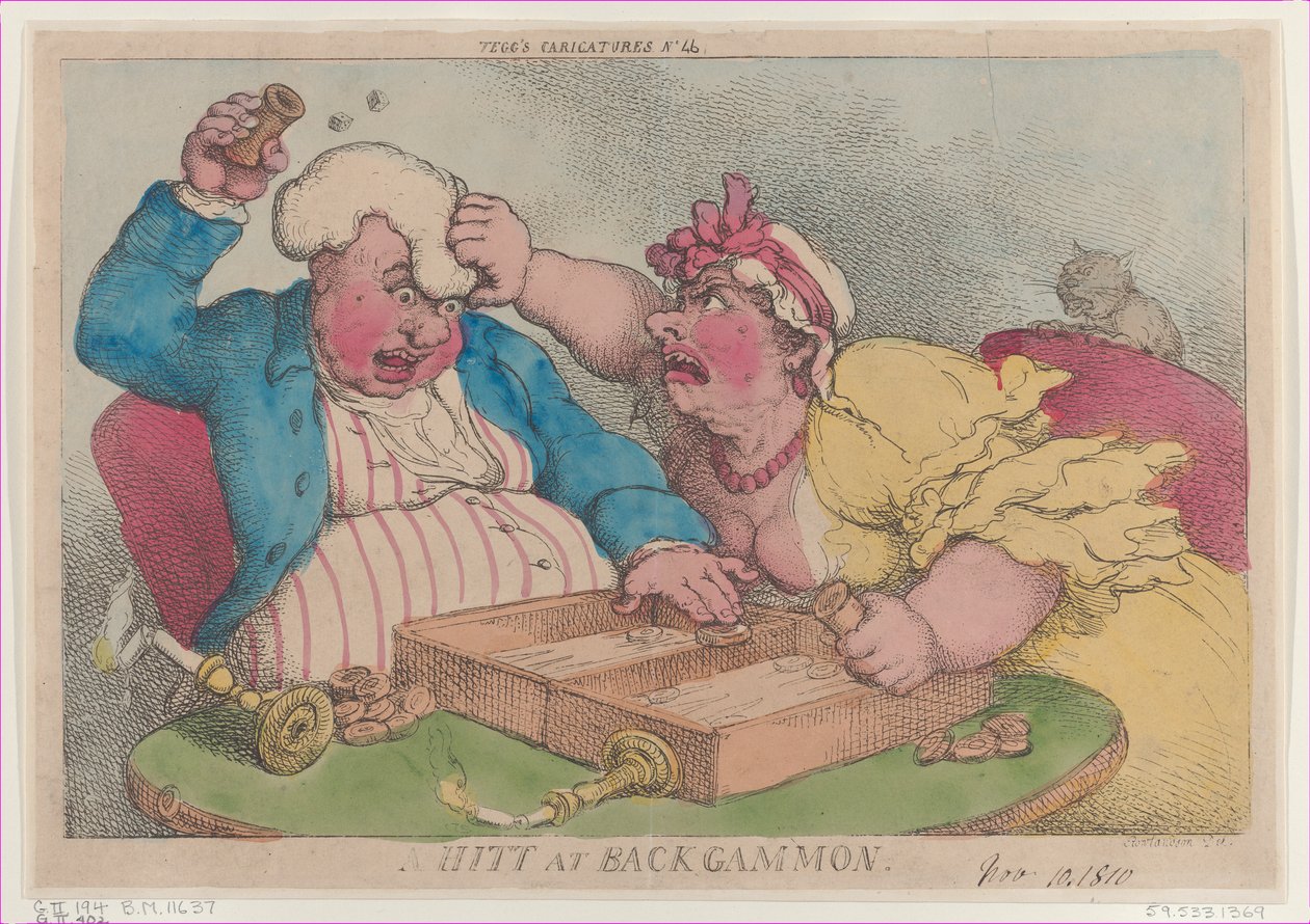 Tavlada Bir Hitt, 9 Kasım 1810., 9 Kasım 1810. by Thomas Rowlandson