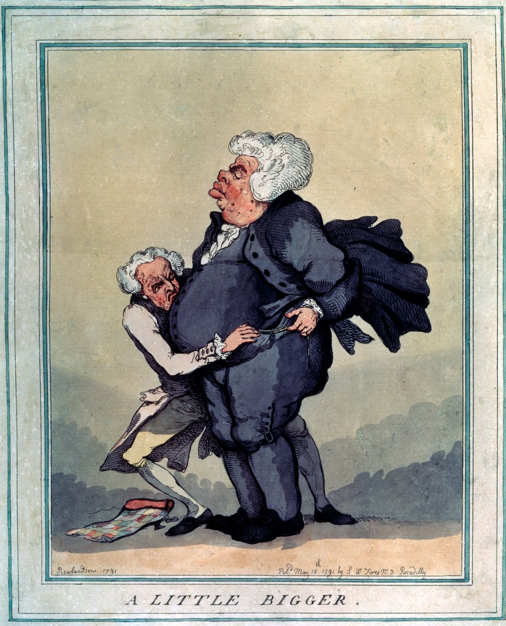 Biraz Daha Büyük, 1791. by Thomas Rowlandson