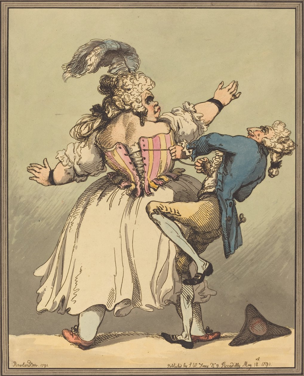 biraz daha sıkı by Thomas Rowlandson