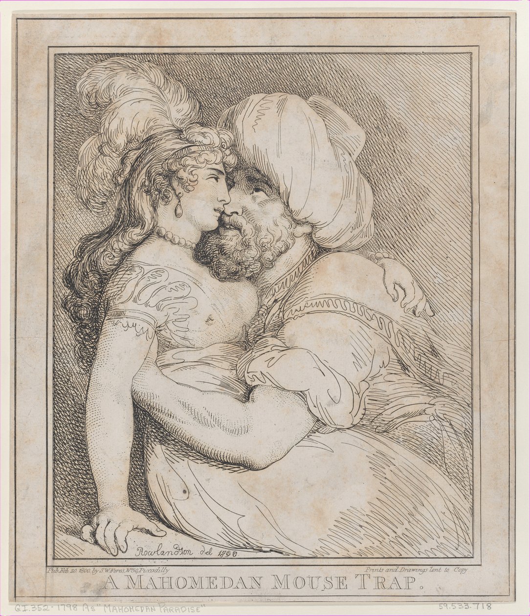 Bir Mahomedan Fare Tuzağı, 20 Şubat 1800., 20 Şubat 1800. by Thomas Rowlandson