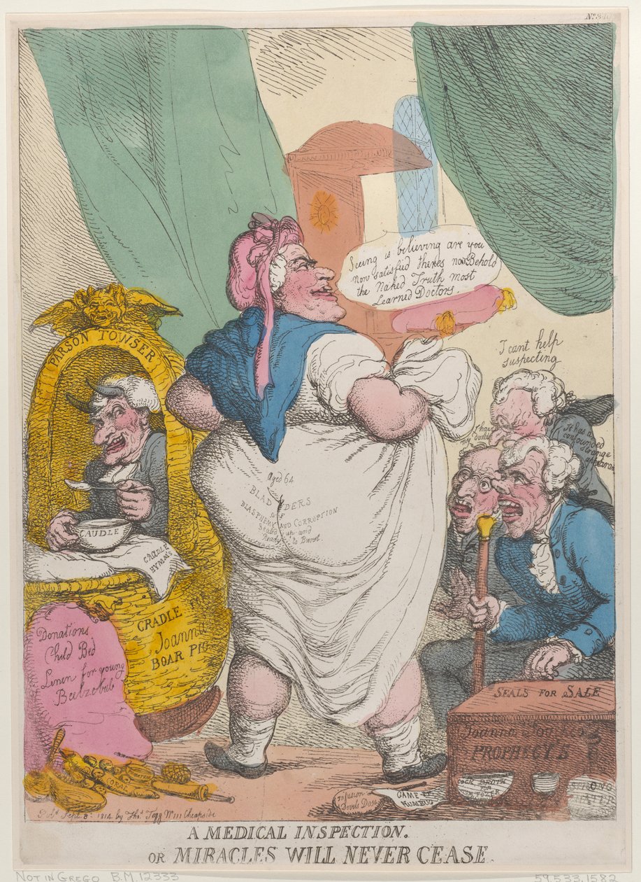 Bir Tıbbi Muayene Veya Mucizeler Asla Bitmeyecek, 15 Eylül 1814., 15 Eylül 1814. by Thomas Rowlandson