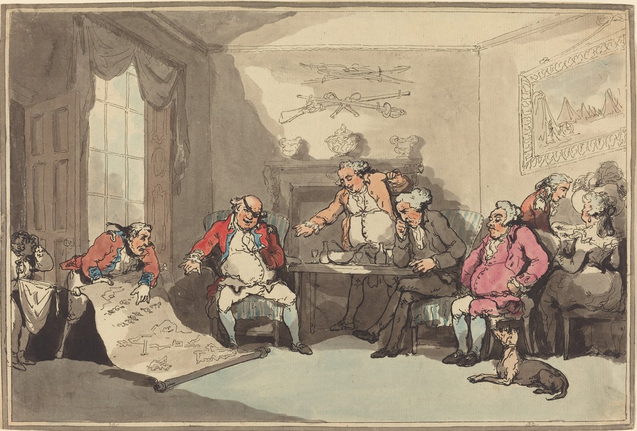 Milis Toplantısı by Thomas Rowlandson