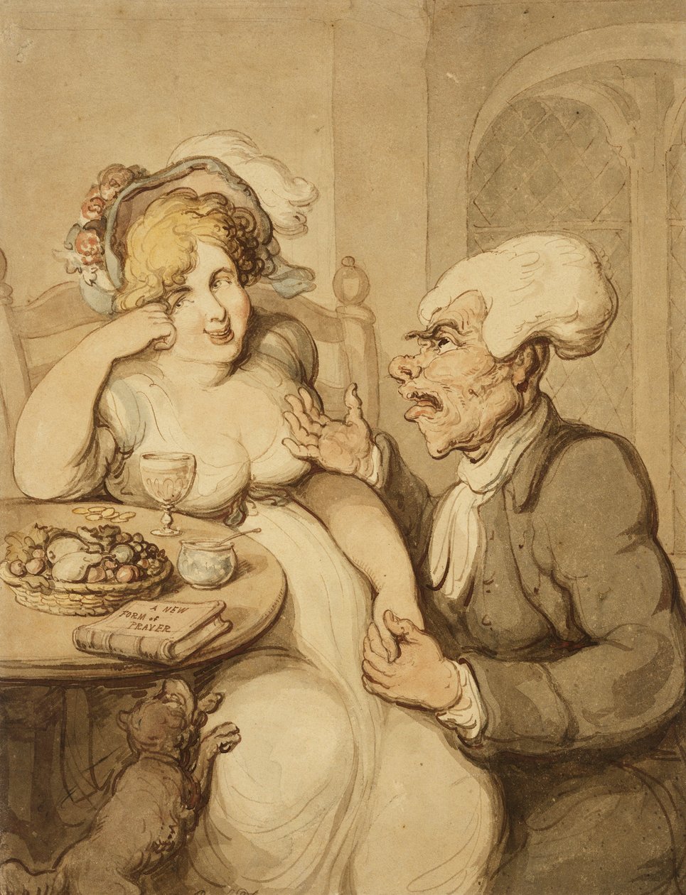 Yeni Bir Dua Şekli, by Thomas Rowlandson