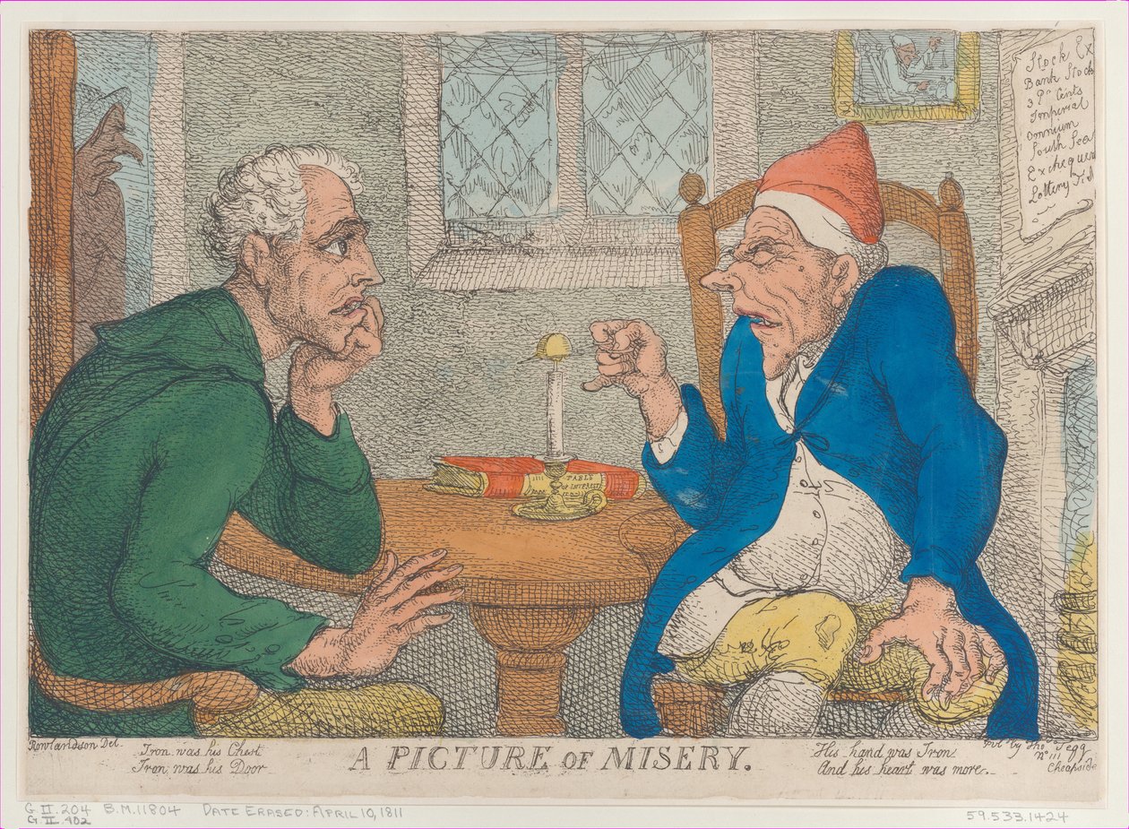 Bir Sefalet Resmi, 10 Nisan 1811., 10 Nisan 1811. by Thomas Rowlandson