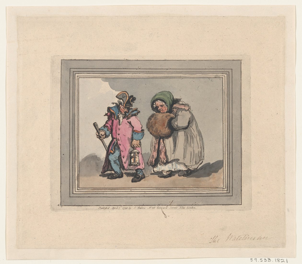 Bir Ziyaretten Dönüş, 3 Nisan 1798., 3 Nisan 1798. by Thomas Rowlandson