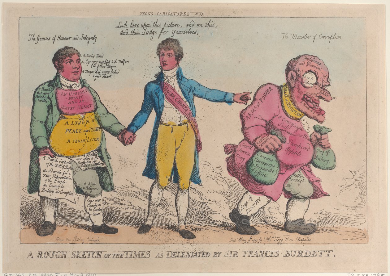 Sör Francis Burdett tarafından Reddedilen A Rough Sketch of the Times, ..., [9 Mayıs 1810], 1819