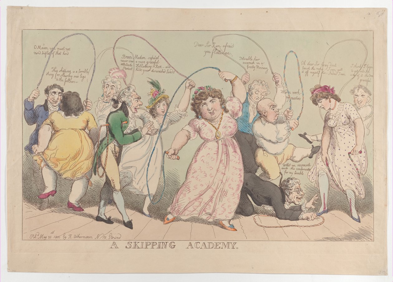 Bir Atlama Akademisi, 20 Mayıs 1800., 20 Mayıs 1800. by Thomas Rowlandson