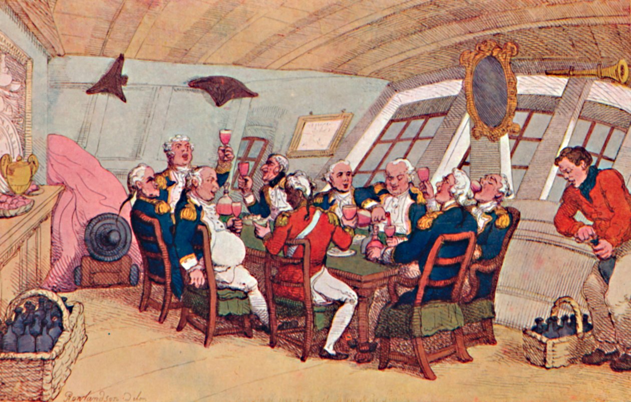 Rahat Bir Kabin, c1810, 1904 by Thomas Rowlandson