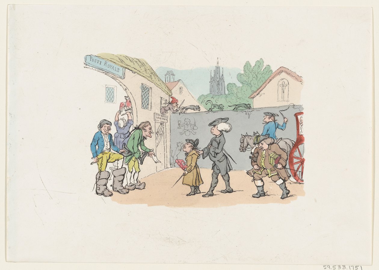 Yabancı Parçalara Bir Tur, 1807., 1807. by Thomas Rowlandson
