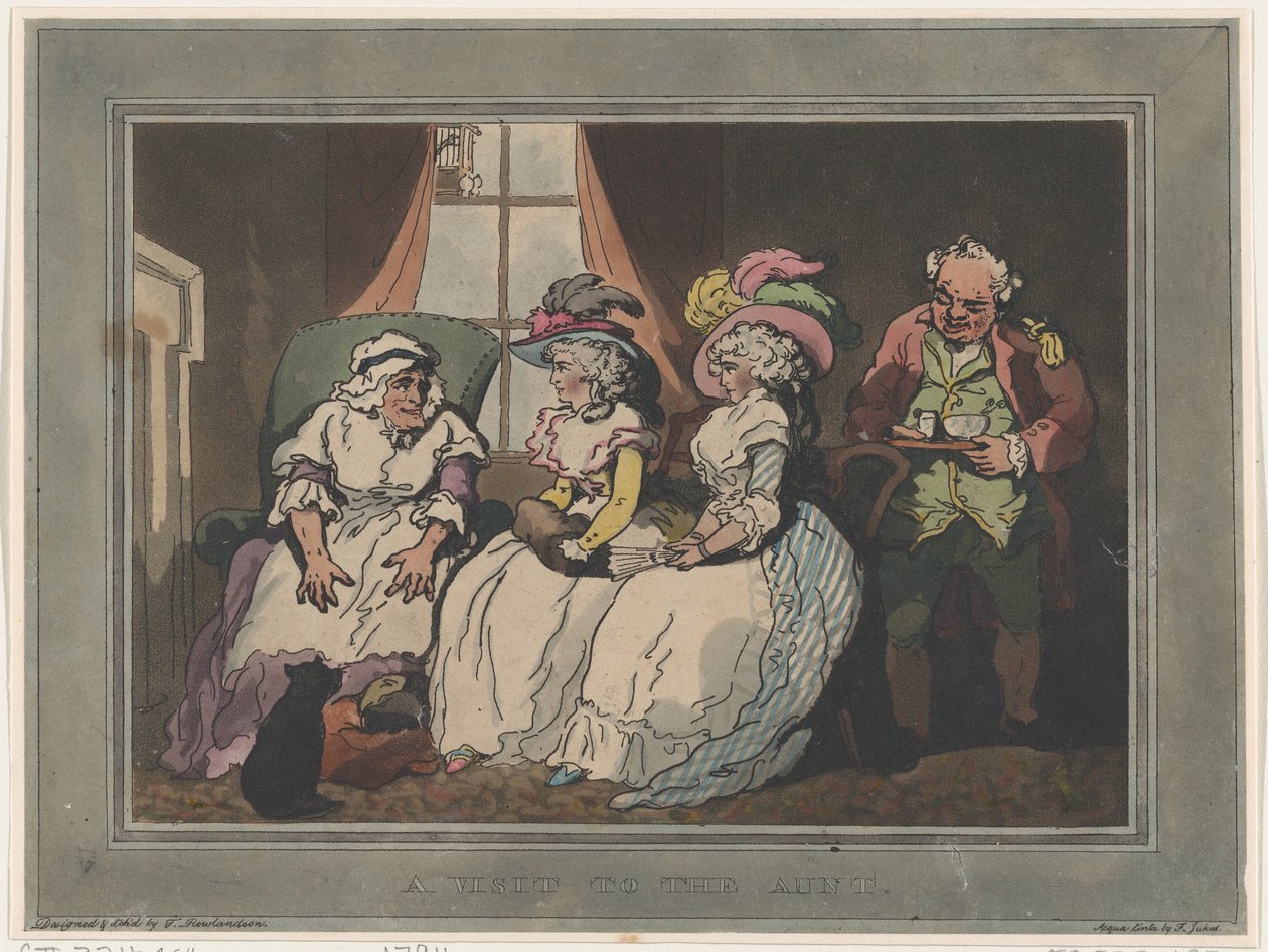 Teyzeye Ziyaret, 20 Aralık 1794., 20 Aralık 1794 by Thomas Rowlandson