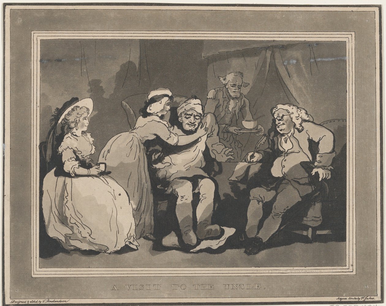 Amca Ziyareti, 20 Aralık 1794., 20 Aralık 1794 by Thomas Rowlandson