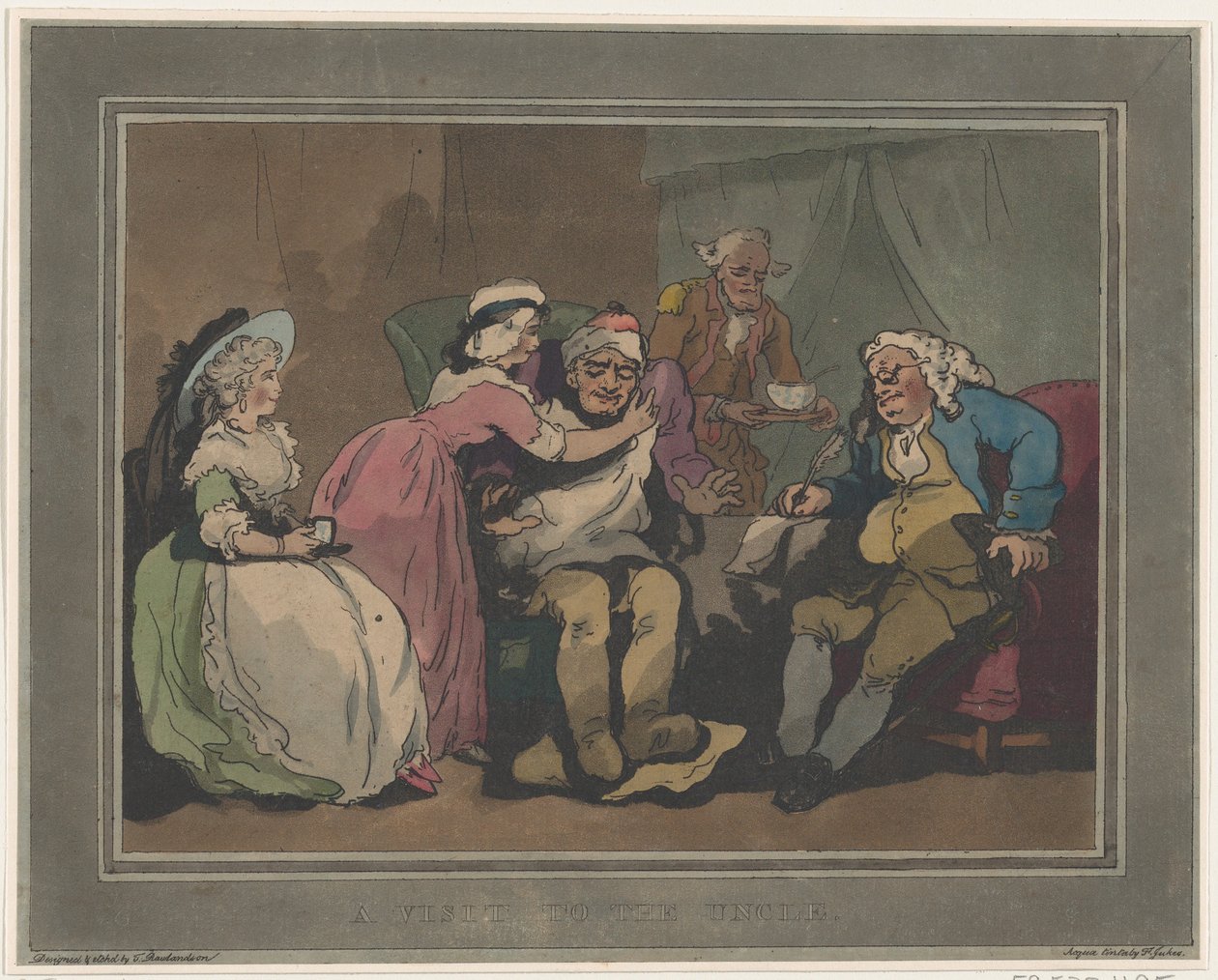 Amca Ziyareti, 20 Aralık 1794., 20 Aralık 1794 by Thomas Rowlandson