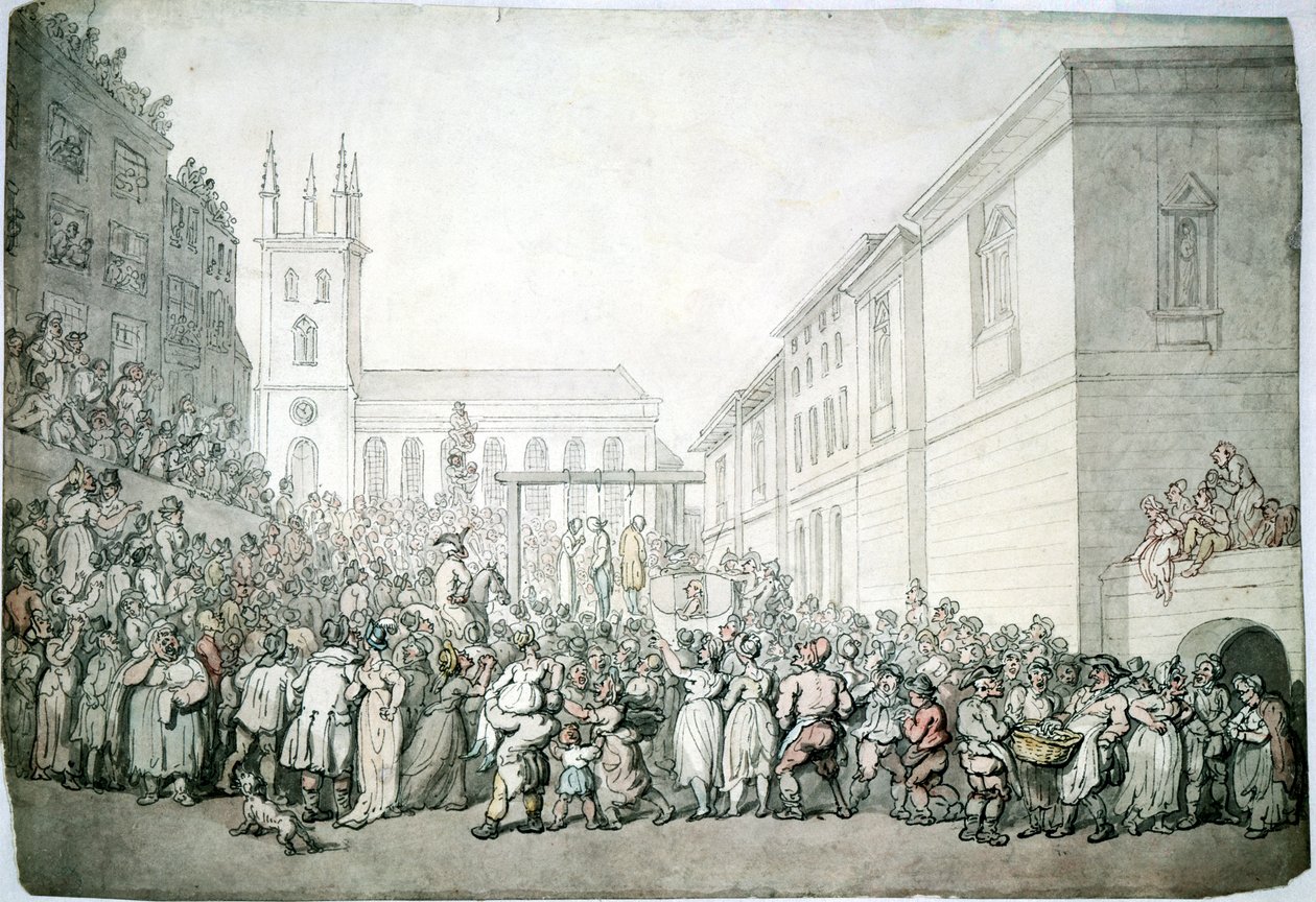 18. yüzyılın sonlarında Newgate, Londra