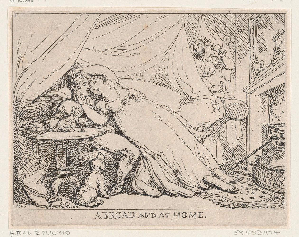Yurtdışında ve Evde, 28 Şubat 1807., 28 Şubat 1807. by Thomas Rowlandson