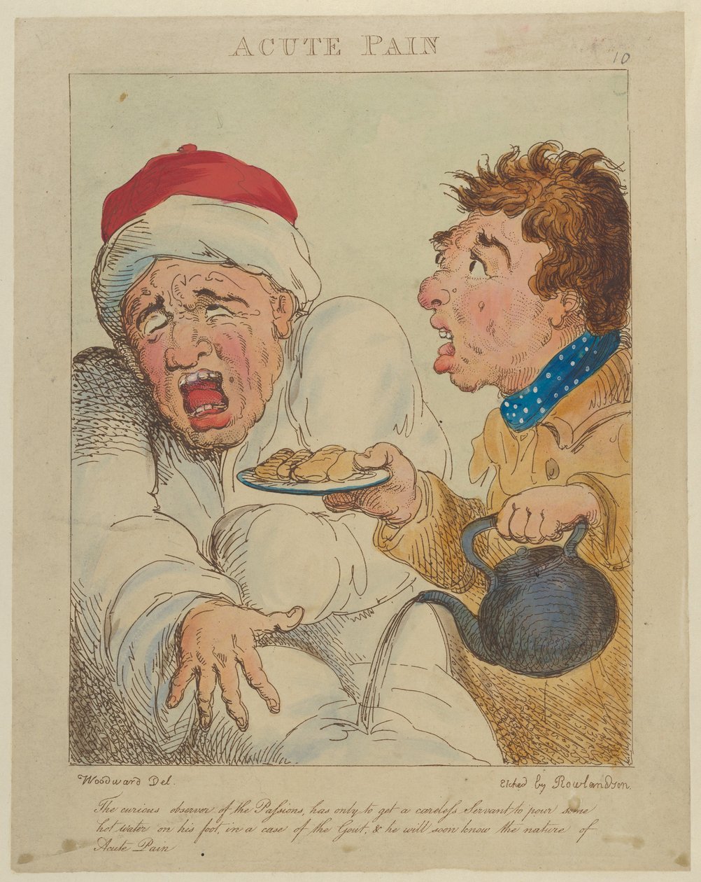 Akut Ağrı, 1800., 1800. by Thomas Rowlandson