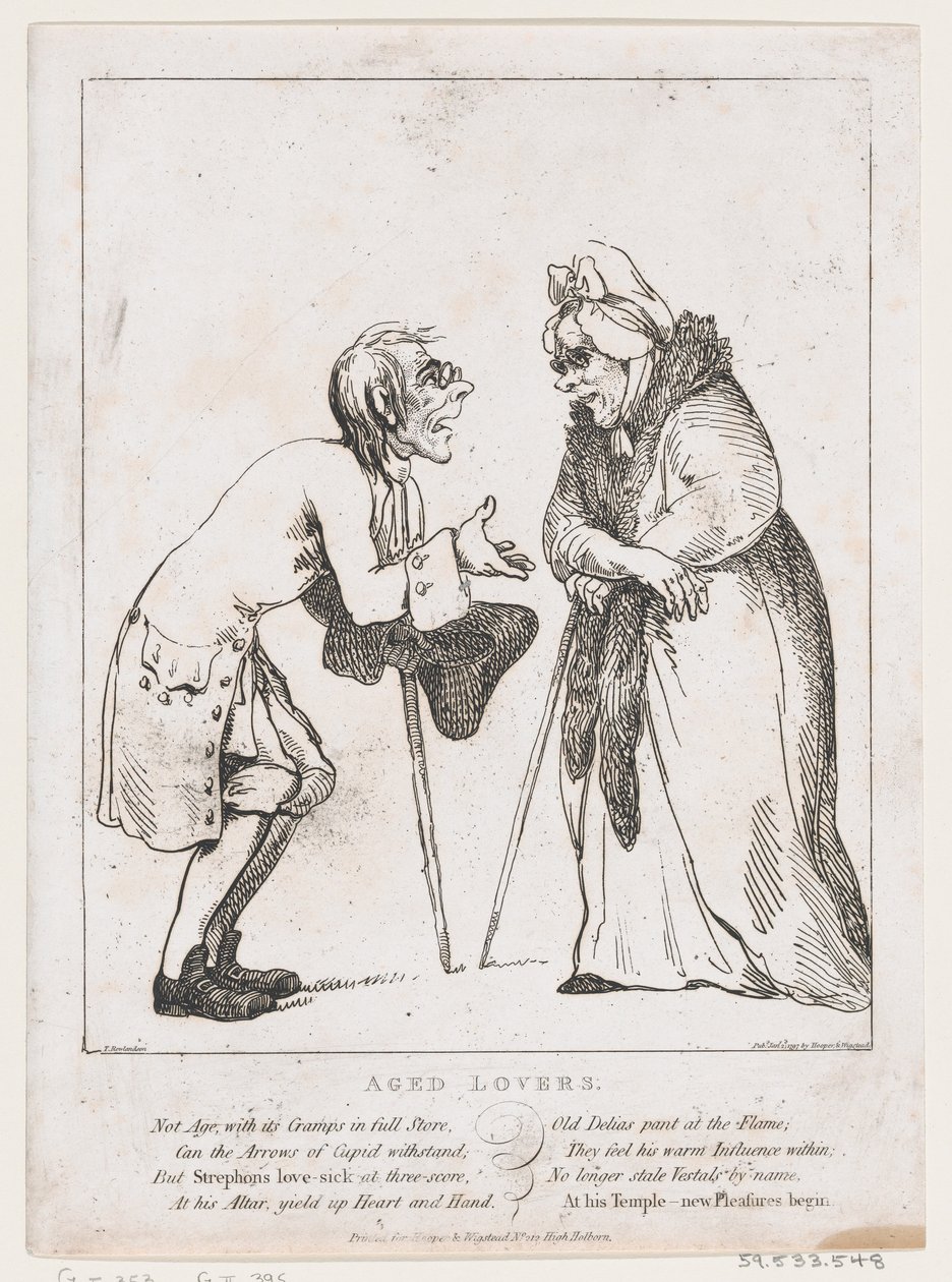 Yaşlı Aşıklar, 2 Ocak 1797., 2 Ocak 1797. by Thomas Rowlandson